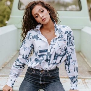 KATIE KIME MARFA TOILE BUTTON DOWN